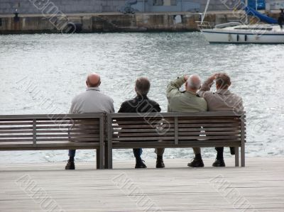 Having a rest in port