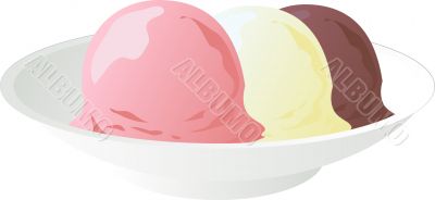 Neapolitan ice cream
