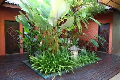 Bali courtyard