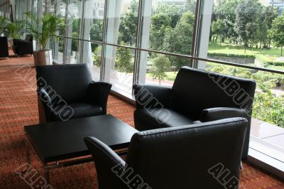 Business waiting area