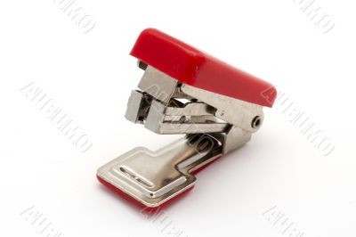 Red stapler