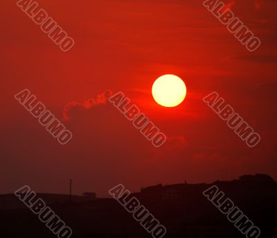 Sunrise at spring