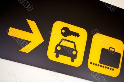 Follow the yellow sign