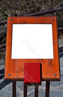 Wood billboard blank