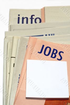 Stacked jobs newspapers