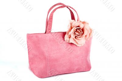 Pink handbag