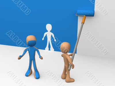 You painted over me!