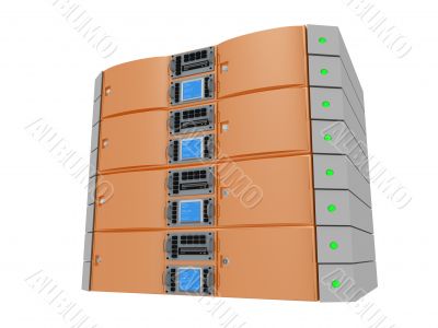 Twin Server - Orange