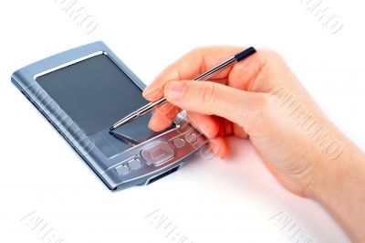 Working on a pda