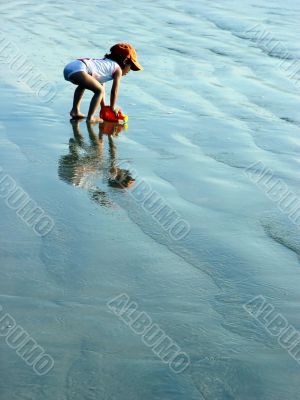 Kid on the beach