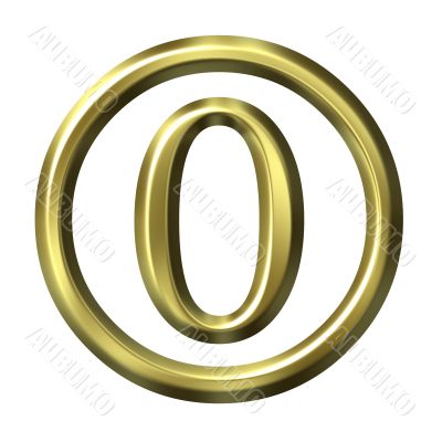 3D Golden Number 0