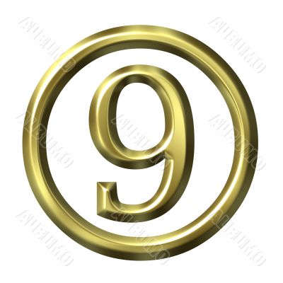 3D Golden Number 9