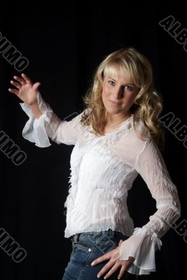 standing woman