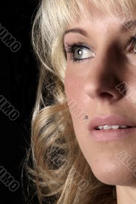 face of woman