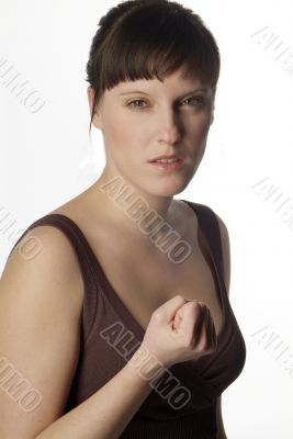 woman gets angry