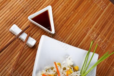 Salad of rice