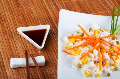 Salad of rice