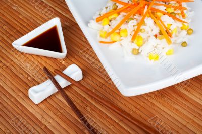 Salad of rice
