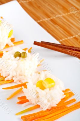 Salad of rice