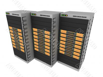 3D Server - Orange #3