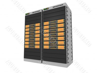 3D Server - Orange #2