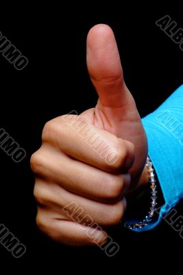 thumb from a woman