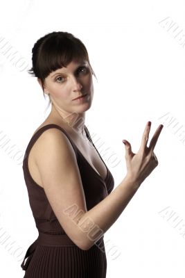 counting woman