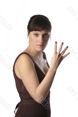 counting woman