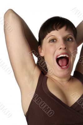 crying young woman