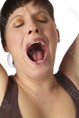 crying young woman