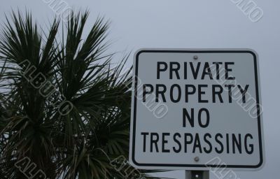 No Trespassing