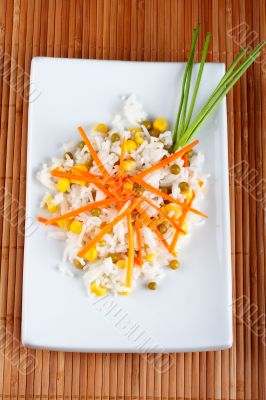 Salad of rice