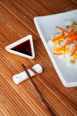 Salad of rice
