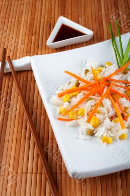 Salad of rice