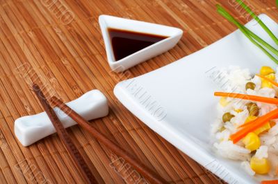 Salad of rice