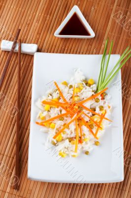 Salad of rice