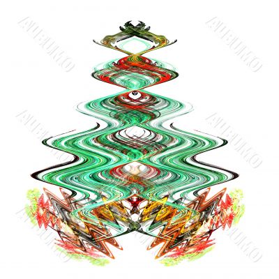 Fractal christmas tree