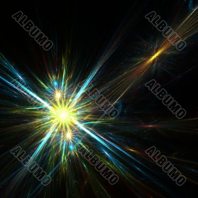 Fractal firework