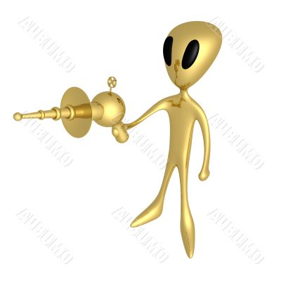 Alien With Lasergun