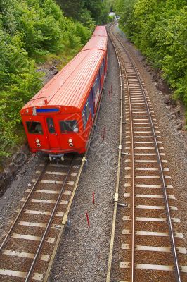 norwegian subway train