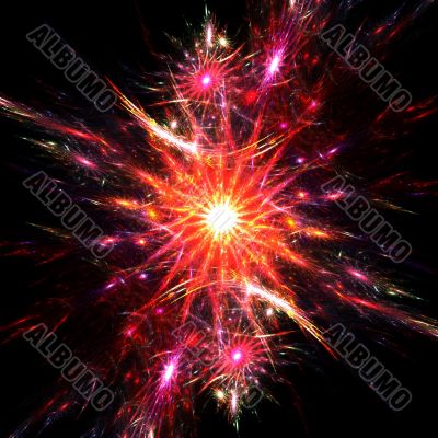Fractal firework