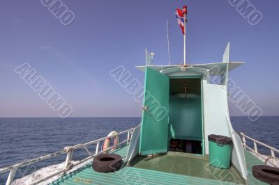 On board to an island
