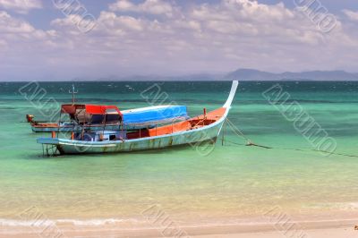 boat in paradise