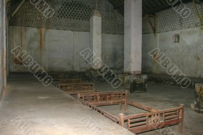 Very old Bed in a jail
