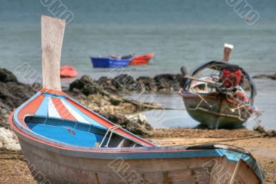 sleeping rowboat