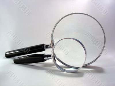 Two Magnifying Glasses