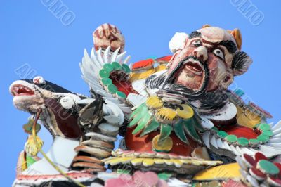 Cheng Hoon Teng temple roof, Melaka