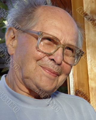 Smiling old man