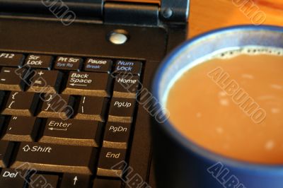 Laptop and Coffee