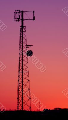 Magenta Cell Phone Tower
